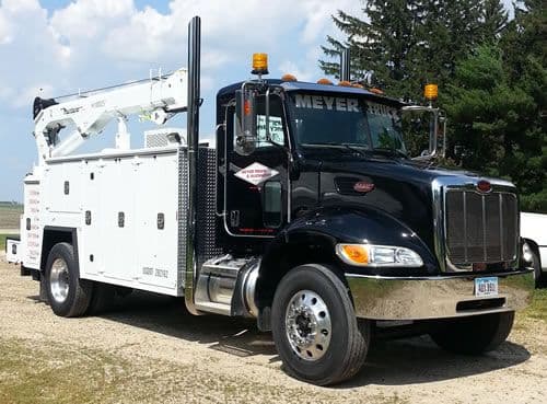 Semi with utility setup